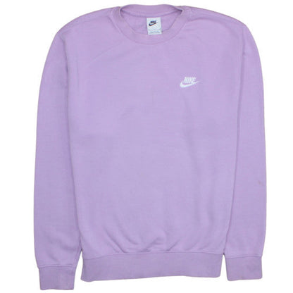 Womens UK Size S Nike Purple Pullover Sweatshirt