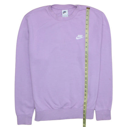 Womens UK Size S Nike Purple Pullover Sweatshirt