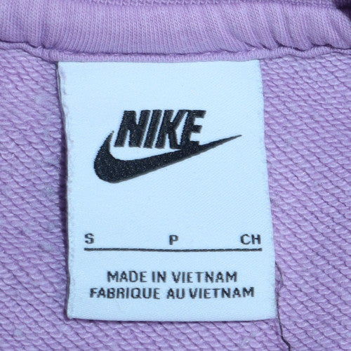 Womens UK Size S Nike Purple Pullover Sweatshirt