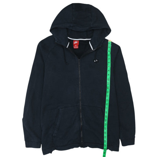 Mens UK Size XL Nike Black Full Zip Hoodie