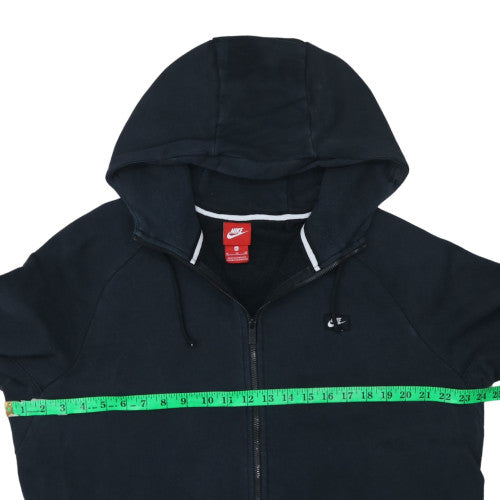 Mens UK Size XL Nike Black Full Zip Hoodie