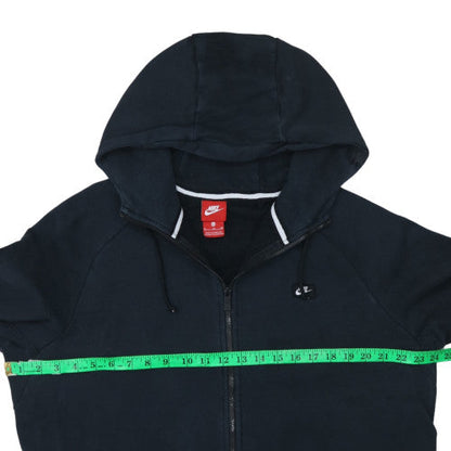Mens UK Size XL Nike Black Full Zip Hoodie