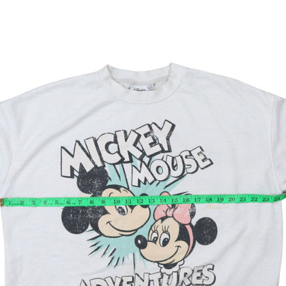 Womens UK Size L Disney White Pullover Sweatshirt