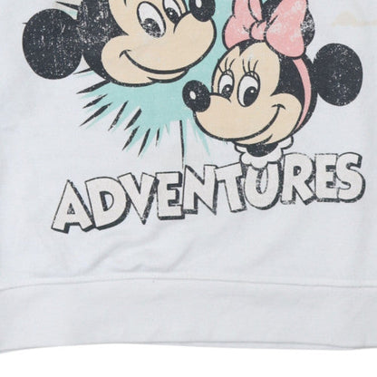 Womens UK Size L Disney White Pullover Sweatshirt