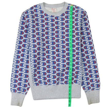 Mens UK Size L Champion Grey Pullover Sweatshirt