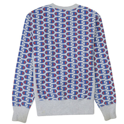 Mens UK Size L Champion Grey Pullover Sweatshirt