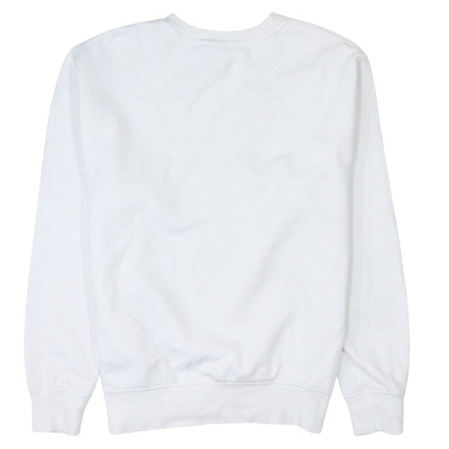 Womens UK Size M Nike White Pullover Sweatshirt