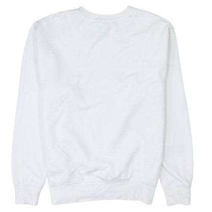Womens UK Size M Nike White Pullover Sweatshirt