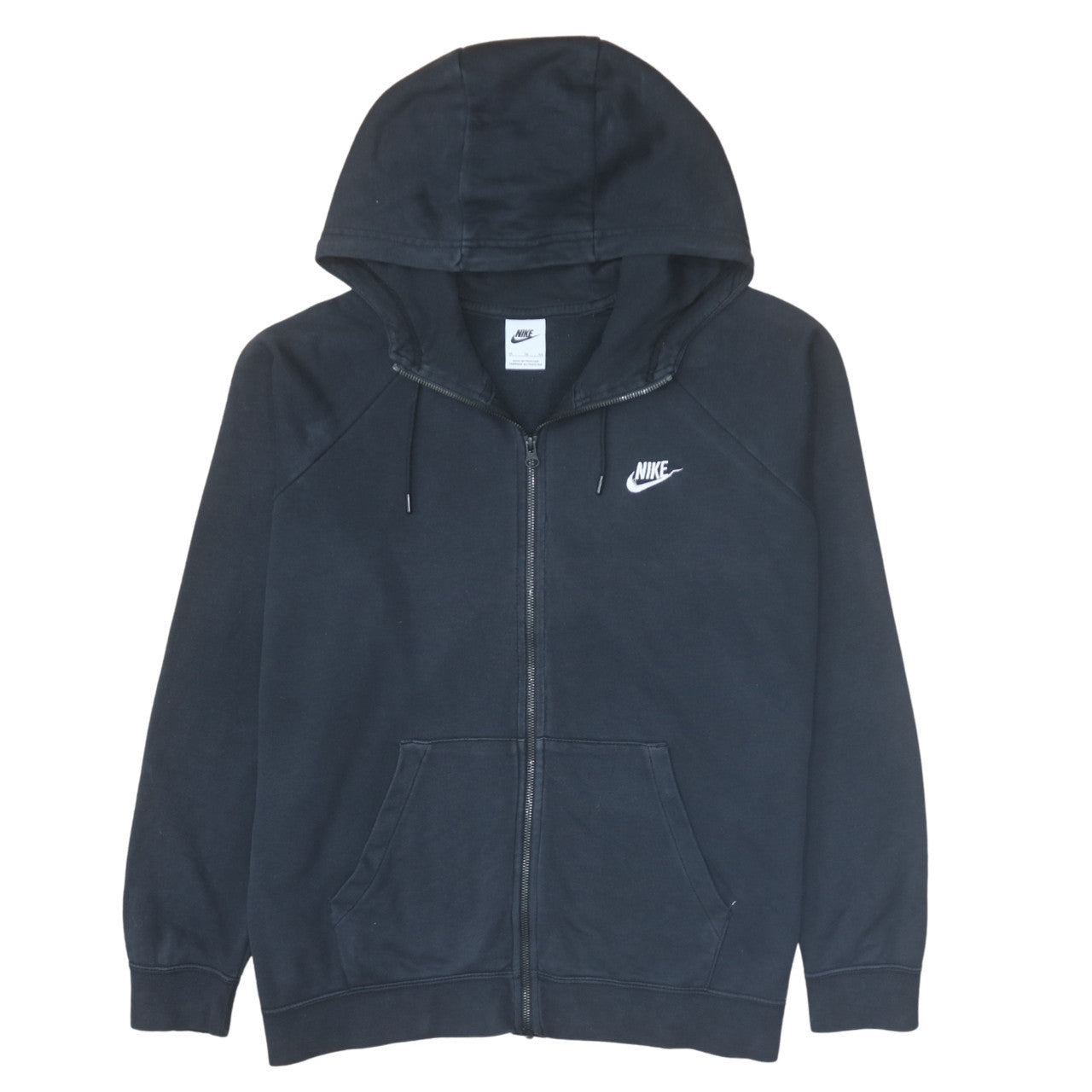 Mens UK Size XL Nike Black Full Zip Hoodie