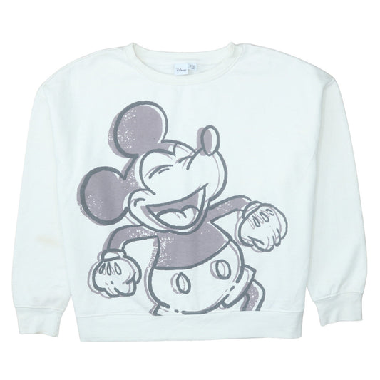 Womens UK Size L Disney White Pullover Sweatshirt