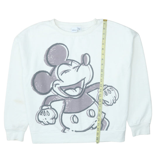 Womens UK Size L Disney White Pullover Sweatshirt