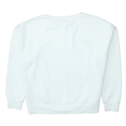 Womens UK Size L Disney White Pullover Sweatshirt