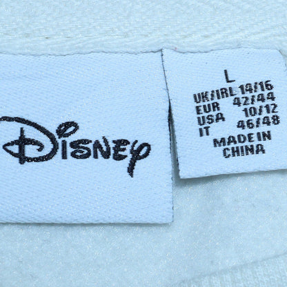 Womens UK Size L Disney White Pullover Sweatshirt