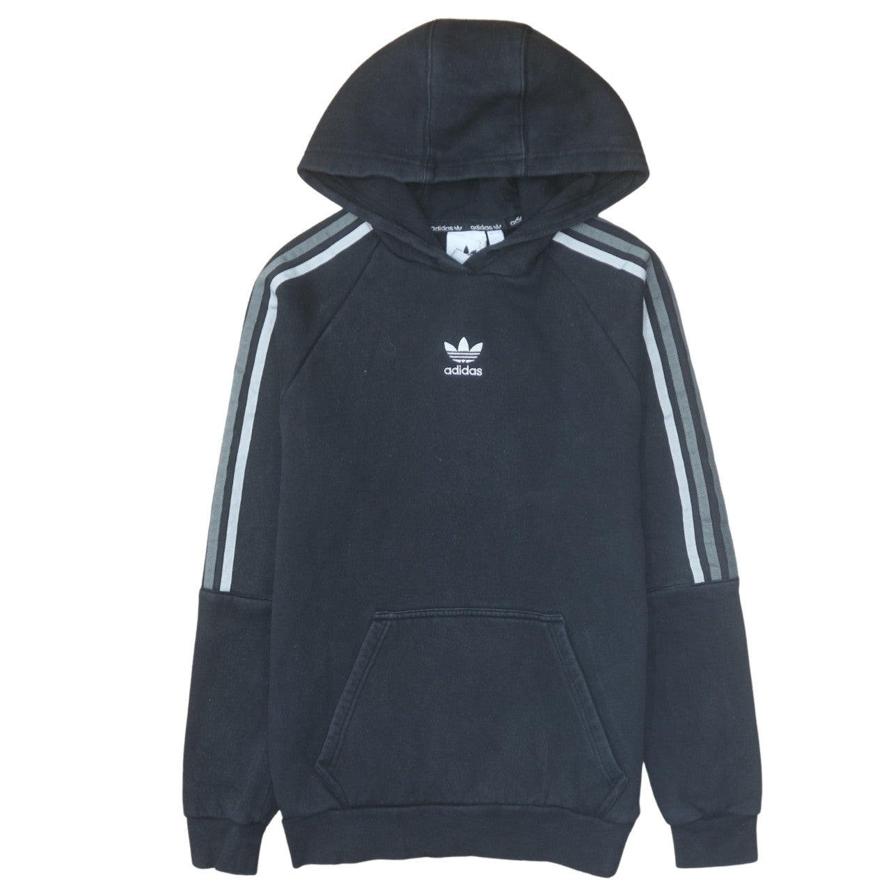 Mens UK Size S adidas Black Pullover Hoodie