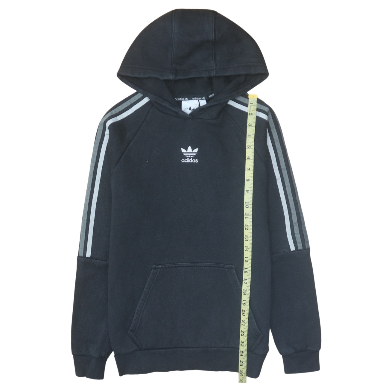 Mens UK Size S adidas Black Pullover Hoodie