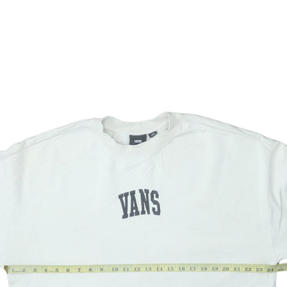 Womens UK Size M VANS White Pullover Sweatshirt