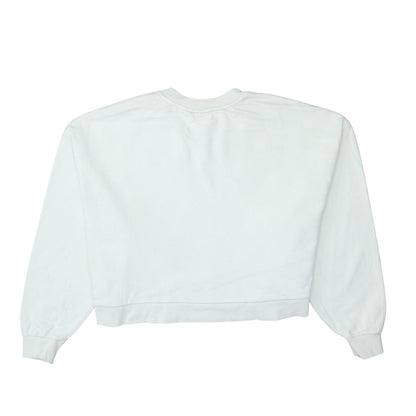 Womens UK Size M VANS White Pullover Sweatshirt