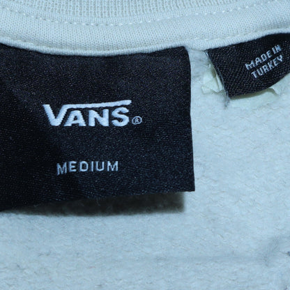 Womens UK Size M VANS White Pullover Sweatshirt