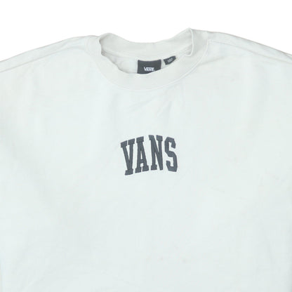 Womens UK Size M VANS White Pullover Sweatshirt
