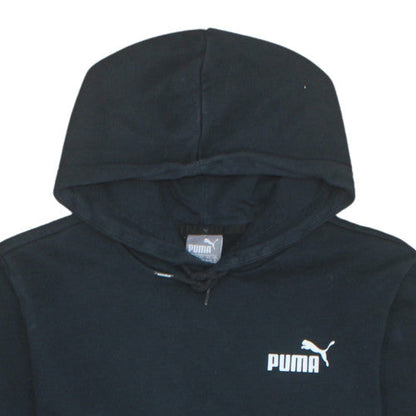 Womens UK Size S PUMA Black Pullover Hoodie