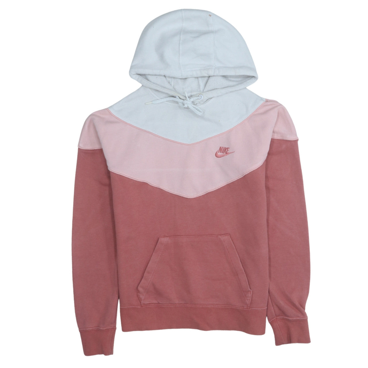 Womens UK Size XS Nike Pink Pullover Hoodie