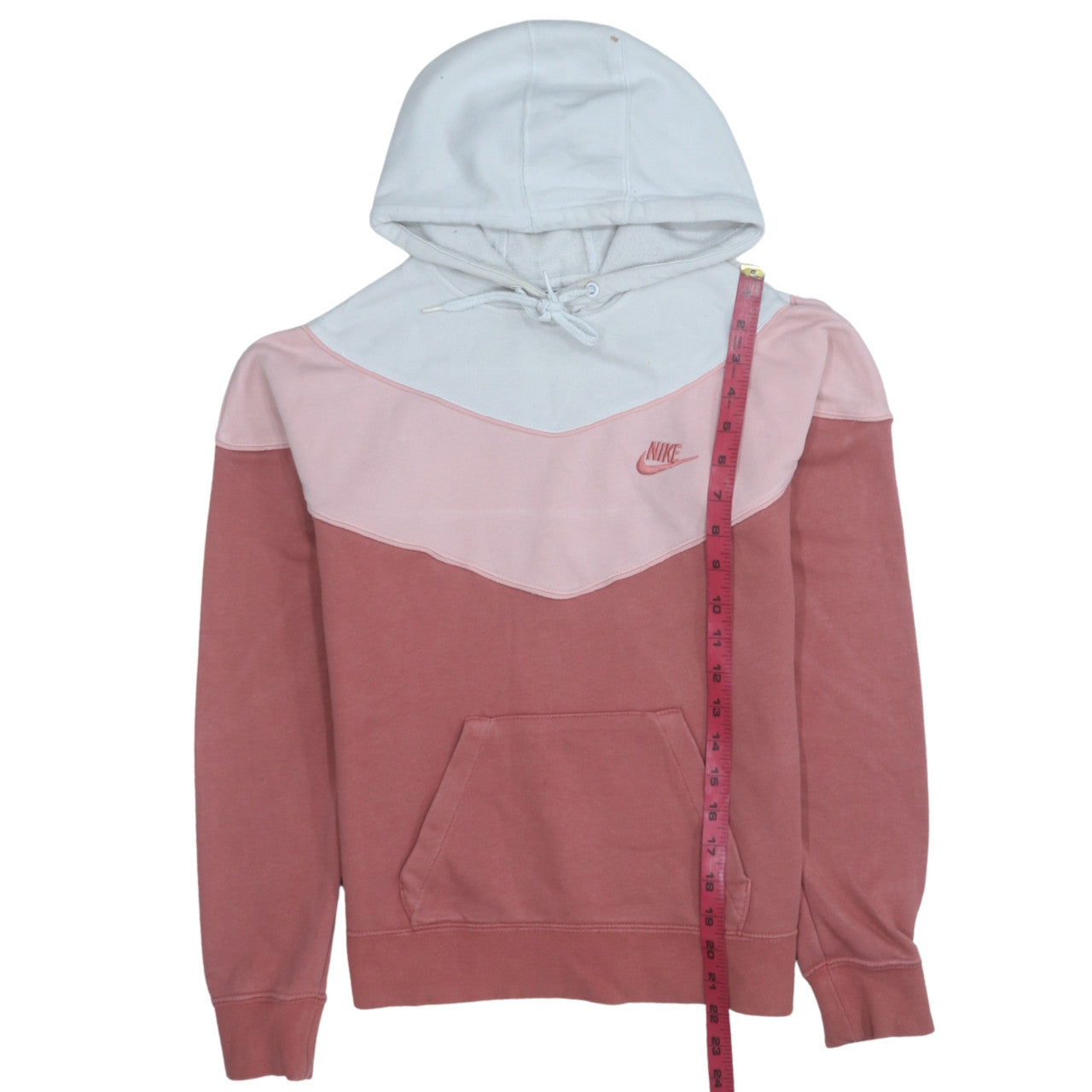 Womens UK Size XS Nike Pink Pullover Hoodie