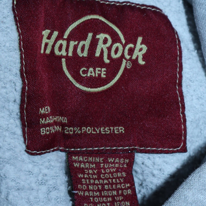 Mens UK Size M Hard Rock Cafe Grey Pullover Hoodie
