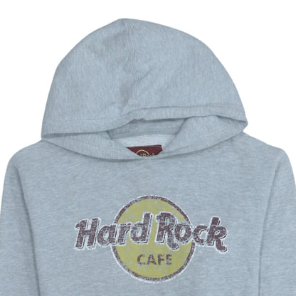 Mens UK Size M Hard Rock Cafe Grey Pullover Hoodie