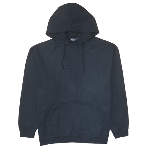 Mens UK Size XL boohooMAN Black Pullover Hoodie