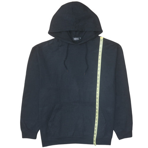Mens UK Size XL boohooMAN Black Pullover Hoodie