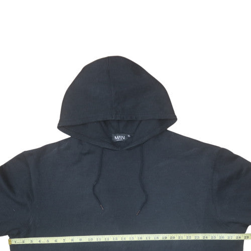 Mens UK Size XL boohooMAN Black Pullover Hoodie