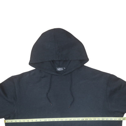 Mens UK Size XL boohooMAN Black Pullover Hoodie
