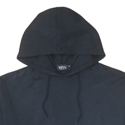 Mens UK Size XL boohooMAN Black Pullover Hoodie