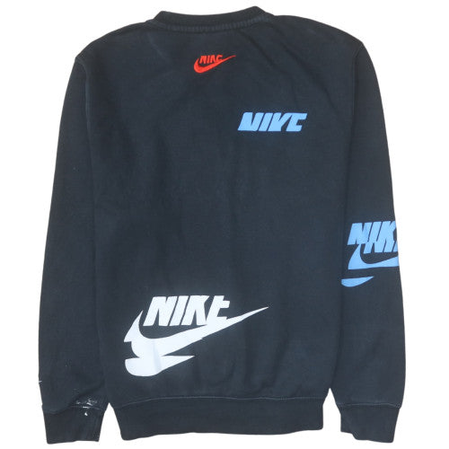 Mens UK Size S Nike Black Pullover Sweatshirt