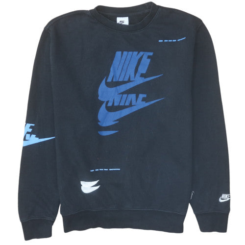 Mens UK Size S Nike Black Pullover Sweatshirt