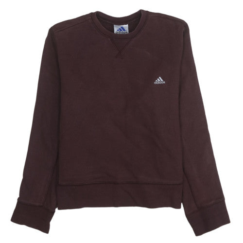 Womens UK Size 12 adidas Brown Pullover Sweatshirt
