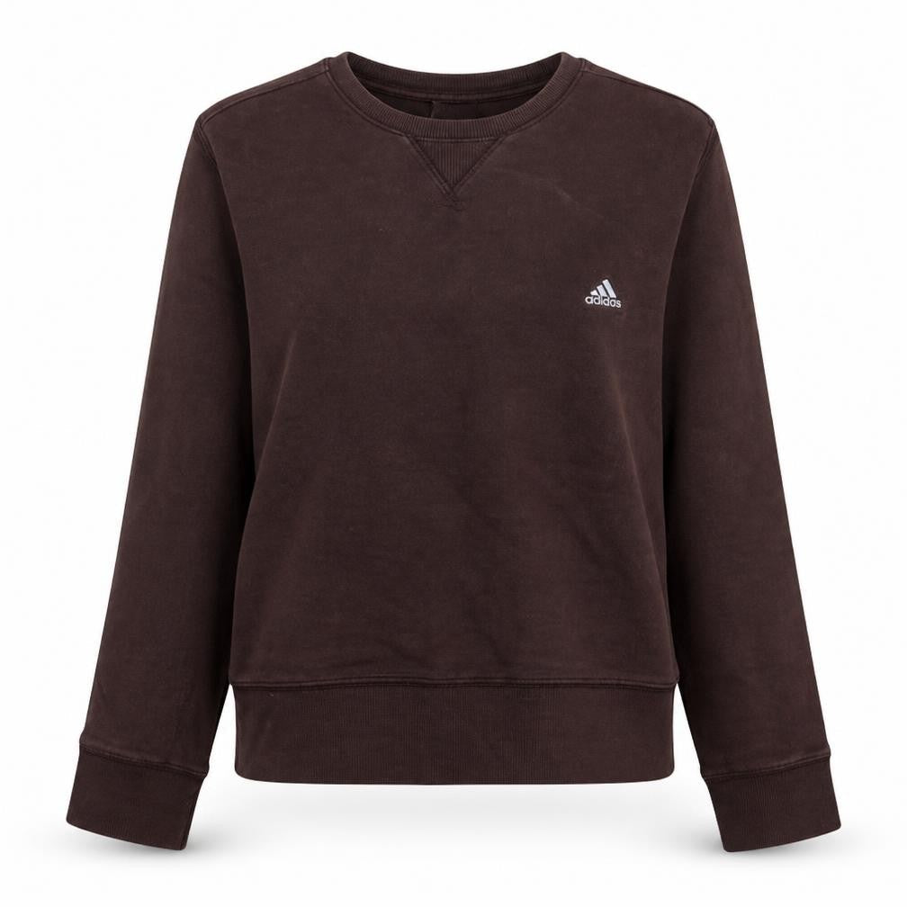 Womens UK Size 12 adidas Brown Pullover Sweatshirt