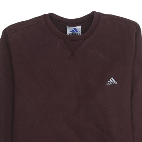 Womens UK Size 12 adidas Brown Pullover Sweatshirt