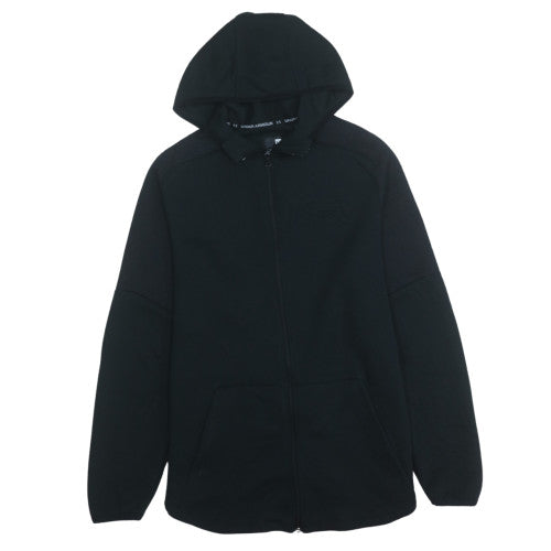 Mens UK Size L Under armour Black Full Zip Hoodie
