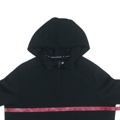 Mens UK Size L Under armour Black Full Zip Hoodie