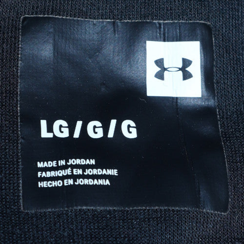 Mens UK Size L Under armour Black Full Zip Hoodie