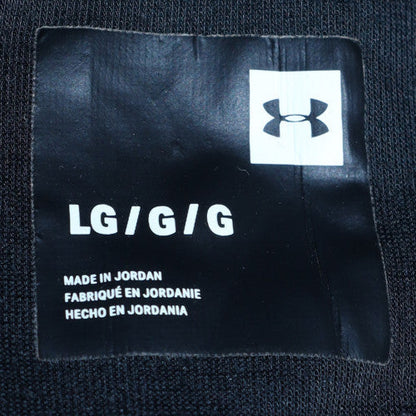 Mens UK Size L Under armour Black Full Zip Hoodie