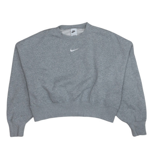Womens UK Size XS Nike Grey Pullover Sweatshirt