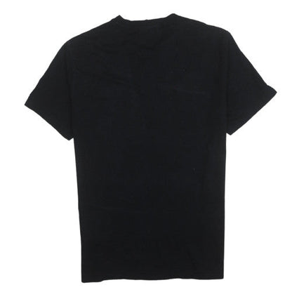 Champion Womens Black Large Basic Cotton Crew Neck T-Shirt