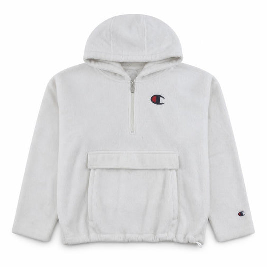 Womens UK Size XS Champion White Pullover Hoodie