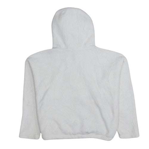 Womens UK Size XS Champion White Pullover Hoodie