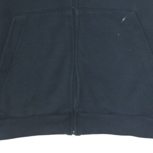 Mens UK Size M adidas Black Full Zip Hoodie