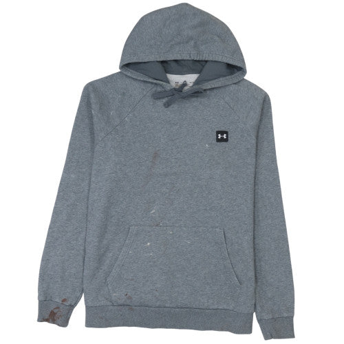 Mens UK Size L Under armour Grey Pullover Hoodie