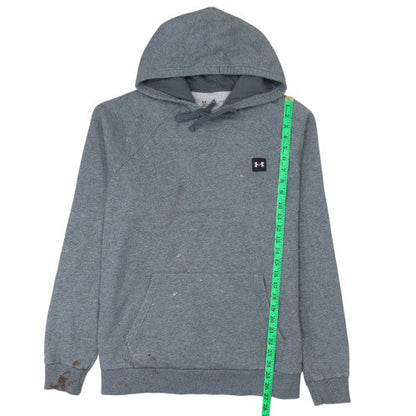 Mens UK Size L Under armour Grey Pullover Hoodie