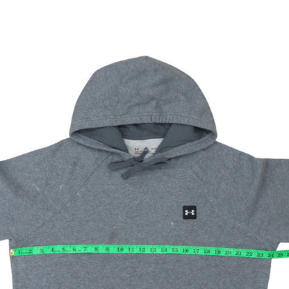 Mens UK Size L Under armour Grey Pullover Hoodie